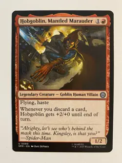 Hobgoblin, Mantled Marauder U 0080 - MTG Marvel's Spider-Man SPM - NM - Image 1