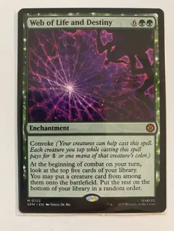 Web of Life and Destiny M 0122 - Mythic - MTG Marvel's Spider-Man SPM - NM - Image 1