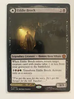 Eddie Brock M 0055 - Mythic - MTG Marvel's Spider-Man SPM - NM - Image 1