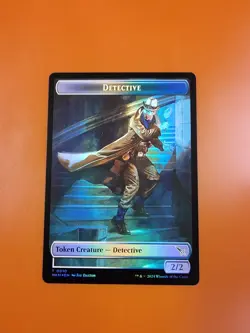 1x Detective & Imp (0007) | FOIL TOKEN | Murders at Karlov Manor | MTG Magic - Image 3