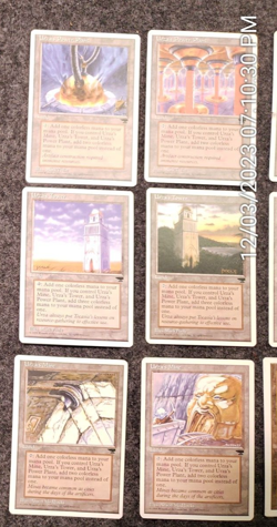 Magic The Gathering: Tron Lands, Set Of 12 Urza's Lands Chronicles NM (DS3D1A3) - Image 3