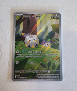 Pokemon TCG Togedemaru 104/094 Me02: Phantasmal Flames IR Holo Eng 80HP - Image 1
