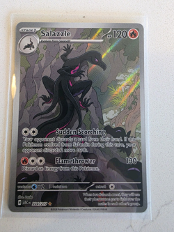 Pokemon TCG Ascended Heroes Salazzle 224/217 IR Holo English 120HP Fire Stage 1 - Image 1