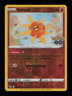 REVERSE HOLO SOLROCK UNCOMMON 039/078 NM POKEMON - Image 1