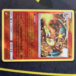 Pokemon TCG Sun & Moon Team Up Reverse Holo Charizard 14/181 NM/M - Image 1