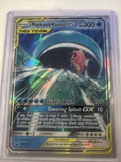 Pokemon TCG Magikarp Wailord GX Tag Team SM166 - Image 1
