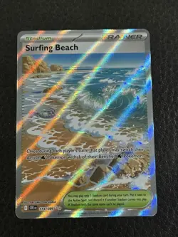 Pokemon TCG Chaos Rising Surfing Beach 114/086 Ultra Rare NM - Image 1