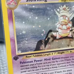 Pokemon TCG Slowking 14/111 Neo Genesis 1st Edition Holo HOLO SWIRL see details - Image 1