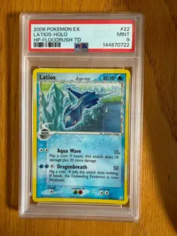 PSA 9 2006 POKEMON EX HOLON PHANTOMS FLOODRUSH THEME DECK 22 LATIOS HOLO - Image 1