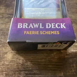 MTG Faerie Schemes Magic the Gathering SEALED Brawl Deck Throne of Eldraine 630509829798 - Image 3