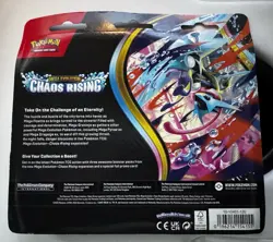 Pokemon TCG Chaos Rising 3-Pack Blister Booster Packs w/ Charmeleon Promo - Image 2
