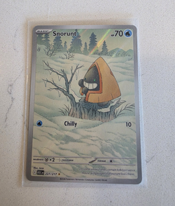 Pokemon TCG Snorunt 227/217 ASC Holo Rare English 70HP June - Image 1