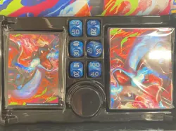 Pokemon TCG Mega Charizard X ex Ultra-Premium Collection Accessories Lot - Image 3