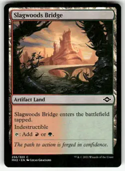 SLAGWOODS BRIDGE #256 (COMMON) MTG MODERN HORIZONS 2 - Image 1