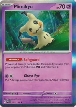 Mimikyu 097/193 - Paldea Evolved - Rare Holo - Pokemon Card - NM - Image 1