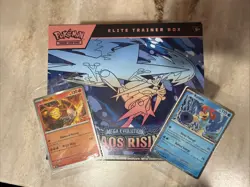 Pokemon Mega Evolution Chaos Rising ETB Game Stop & Barnes Promo Cards - Image 1