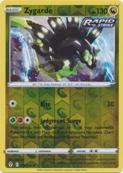 Zygarde 118/203 - Rare Reverse Holo Pokemon Card - NM - Image 1