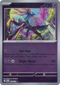 Xerneas 064/132 - Reverse Holo Pokemon Card - NM - Image 1