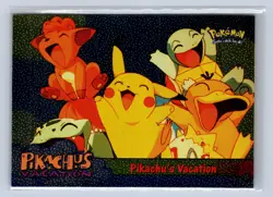 1999 Topps Pokemon TV Animation Foil Pikachu's Vacation #42 - Image 1
