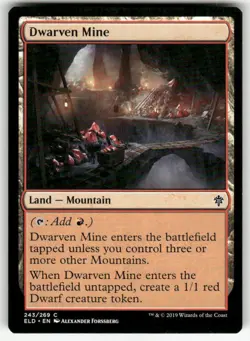 DWARVEN MINE #243 (COMMON) MTG THRONE OF ELDRAINE - Image 1