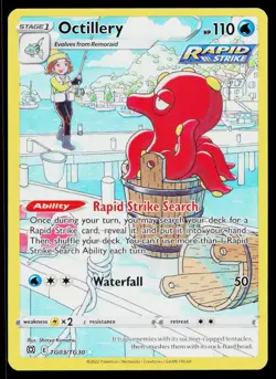 Octillery TG03/TG30 Holo Brilliant Stars Trainer Gallery Pokemon NM - Image 1