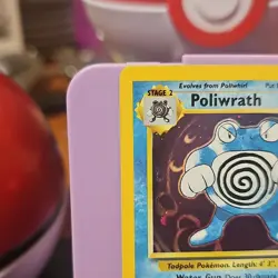 Pokemon TCG Poliwrath 15/130 Base Set 2 Unlimited Holo Rare Mint/Near Mint - Image 3