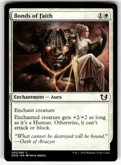 BONDS OF FAITH #2 (COMMON) MTG DUEL DECKS: BLESSED VS. CURSED - Image 1