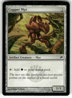 COPPER MYR #146 (COMMON) MTG SCARS OF MIRRODIN - Image 1