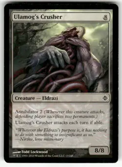 ULAMOG'S CRUSHER #13 (COMMON) MTG RISE OF THE ELDRAZI - Image 1
