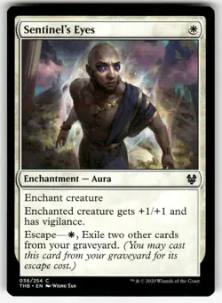 SENTINEL'S EYES #36 (COMMON) MTG THEROS BEYOND DEATH - Image 1