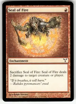 SEAL OF FIRE #71 (COMMON) MTG DISSENSION - Image 1