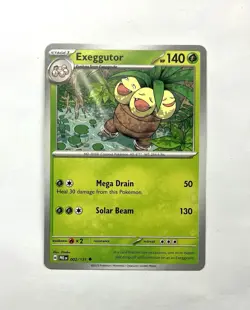 2025 Pokemon Exeggutor 002/131 Prismatic Evolutions Master Ball *PACK FRESH* - Image 1