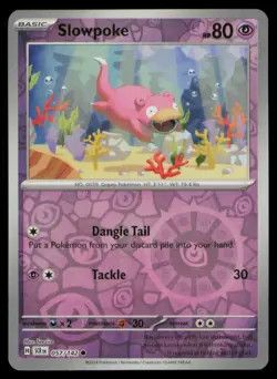 Slowpoke 57/142 Common Stellar Crown Pokemon Reverse Holo Near Mint - Image 1