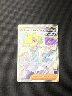 Pokemon TCG Ciphermaniac's Codebreaking Ultra Rare Trainer Card 198/162 - Image 1
