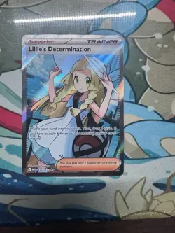 Pokemon TCG Lillie's Determination 169/132 ME01 Ultra Rare Full Art Holo - Image 1