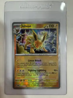 Jolteon (Poke Ball Pattern) 029/131 Pokemon TCG Sv: Prismatic Evolutions Holo NM - Image 2