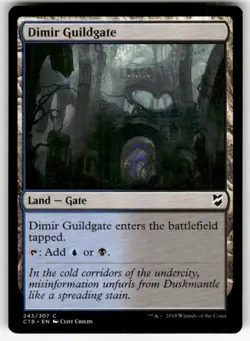 DIMIR GUILDGATE #243 (COMMON) MTG COMMANDER 2018 - Image 1