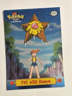 Tv5 #120 Staryu Topps Pokemon Holo - Image 1