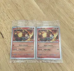 Pokemon TCG Ho-Oh CRI 010/086 GameStop promo En x2 (SEALED) “psa 10 quality” - Image 1