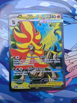 Mega Pyroar ex 99/86 - Pokemon Chaos Rising - Near Mint - Image 1