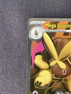 Pokemon Mega Lopunny EX Phantasmal Flames #115/094 Ultra Rare Full Art Holo NM - Image 3