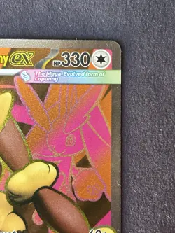 Pokemon Mega Lopunny EX Phantasmal Flames #115/094 Ultra Rare Full Art Holo NM - Image 4