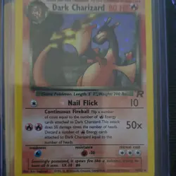 Pokemon TCG Dark Charizard 4/82 Team Rocket Holo Rare 80 HP English 2000 - Image 1