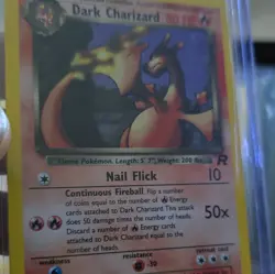 Pokemon TCG Dark Charizard 4/82 Team Rocket Holo Rare 80 HP English 2000 - Image 2