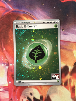 Grass Energy - SVE 009 - Play! Pokemon Series 7 - Cosmo Holo - Image 1