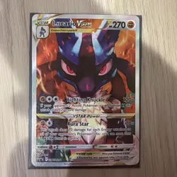 Pokemon Lucario VSTAR (SWSH291/332) SWSH Black Star Promos LP HOLO - Image 1