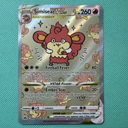 Simisear VSTAR GG37/GG70 Pokemon Crown Zenith Galarian Gallery VSTAR Rare ENG - Image 4