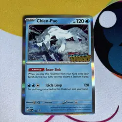 Pokemon: Surging Sparks Staff Prerelease Promo: Chien-Pao 152 - Image 1