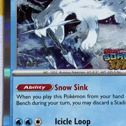 Pokemon: Surging Sparks Staff Prerelease Promo: Chien-Pao 152 - Image 2