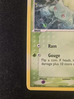Pokemon Bulbasaur Reverse Holo EX FireRed & LeafGreen 55/112 Lightly Played - Image 5